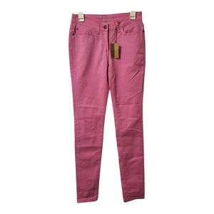 BODEN Pink Skinny Jeans Mid Rise Womens Size US 6L Regular New